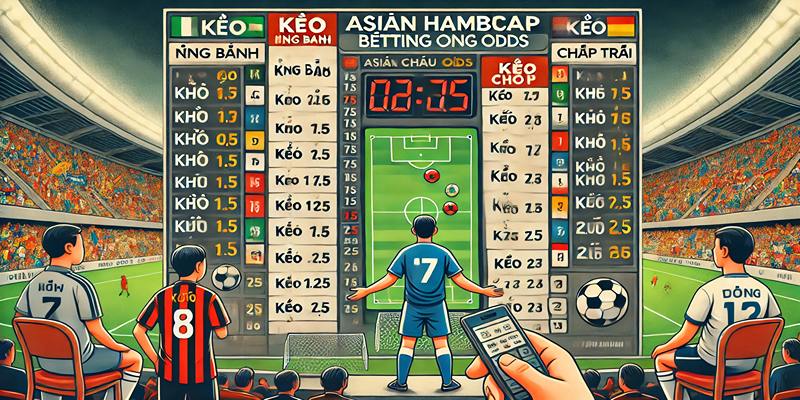 Các tỷ lệ kèo Châu Á và cách đọc bảng kèo cơ bản dễ hiểu